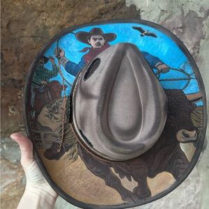 New OS Riding Bulls suede hat